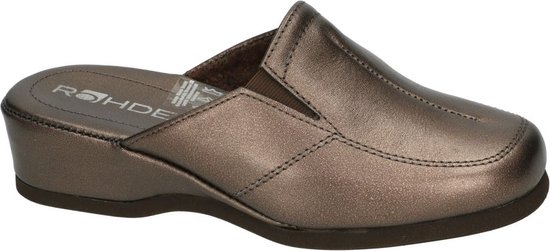 Rohde -Dames - brons - pantoffels - maat 36.5