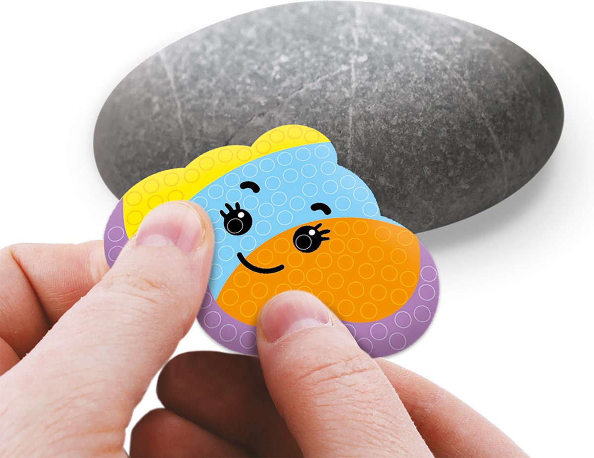 Grafix Diamond Painting & Rock Painting Set - Verrijk je Creativiteit met Betoverende Glinsterende Stenen - Voor jong en oud - Creatief speelgoed — afbeelding 8