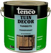 Tenco tuindecor beits transparant kastanjebruin - 2,5 liter