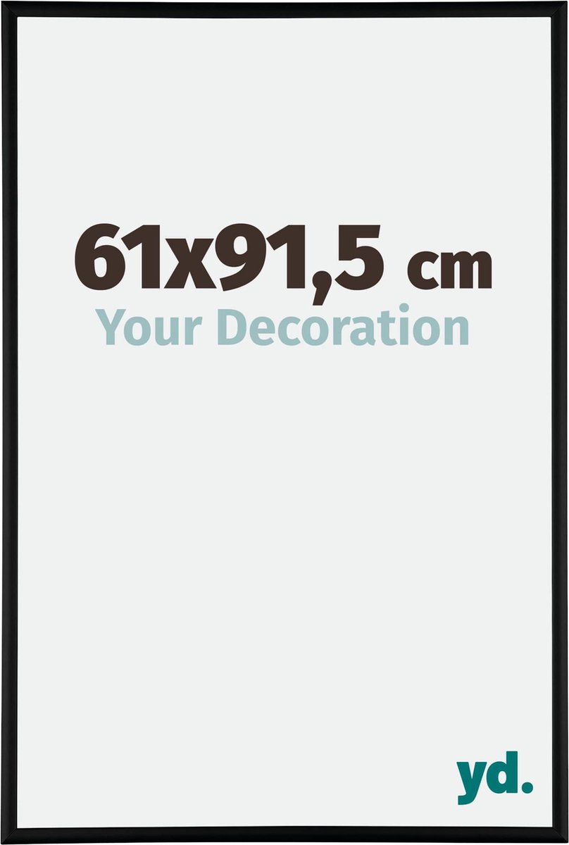 yd. Your Decoration - Fotolijst 61x91,5 cm - Aluminium - Zwart Mat - Kent