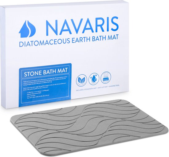 Diatomeeënaarde Stenen Badmat Antislip Anti Schimmel Sneldrogende Diatomeeënaarde Douchemat Buiten Douche Gouden Draad Marmeren Steen Badmat Zeer Absorberende Rubber Badkamer Mat
