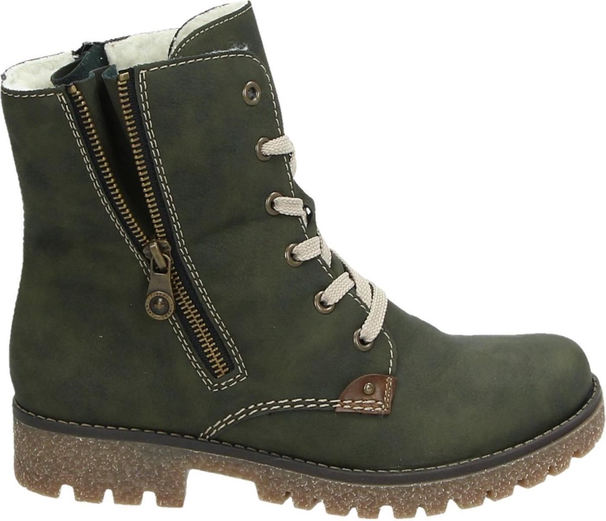 Rieker veterboots groen deals
