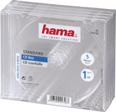Hama Cd-Box Transparant - 5 stuks