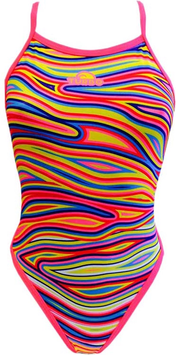 Turbo Flow Revolution Zwemkleding Veelkleurig M Vrouw Pink