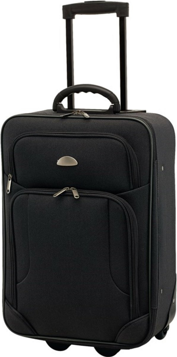 Concorde Cabine handbagage reis trolley koffer - skate wielen - 55 x 35 x 20 cm - zwart