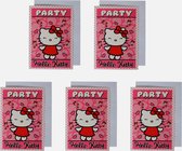 Cartes d'invitation avec enveloppe - 5 pièces - Hello Kitty