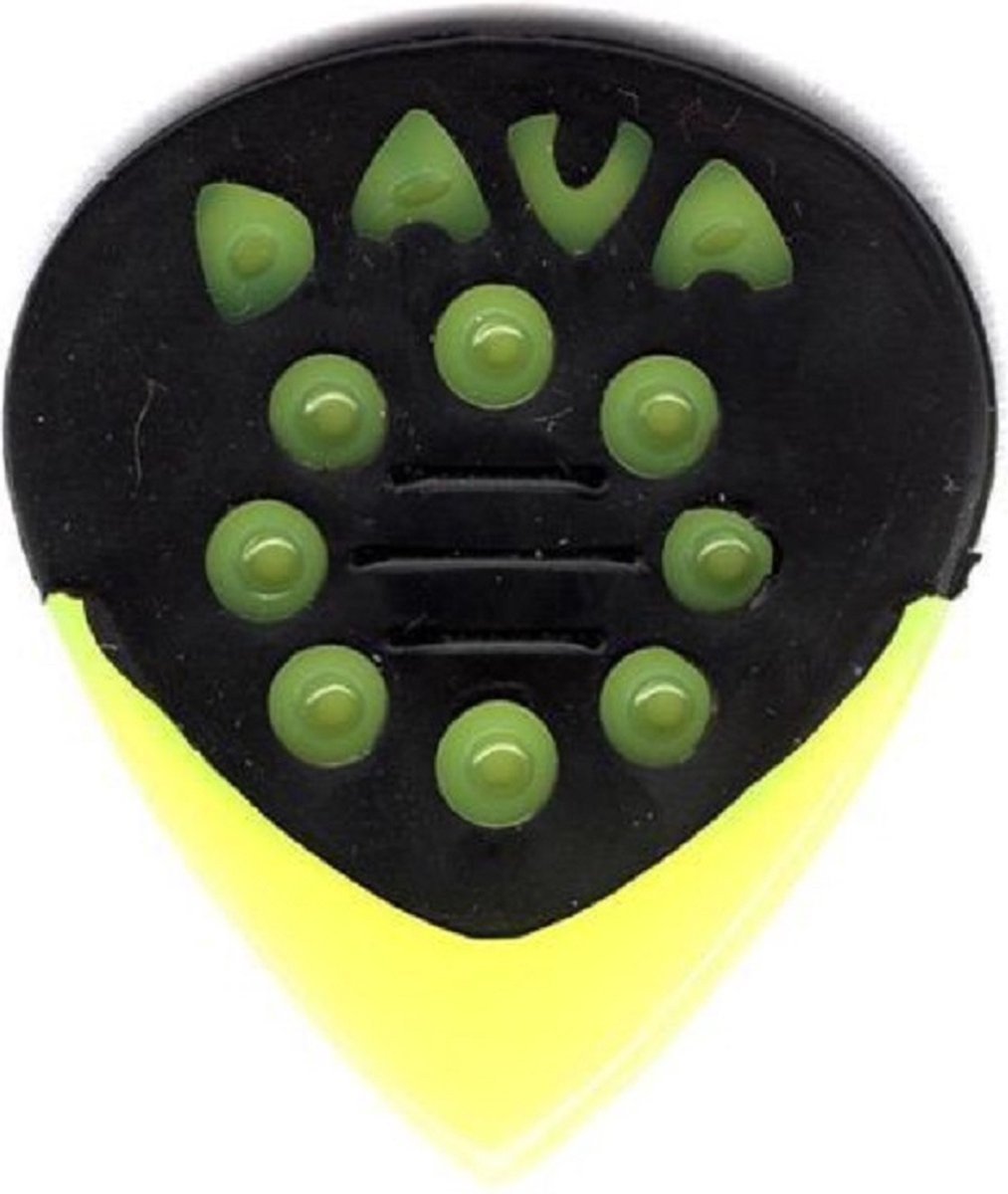 D-Grip Médiators Plectrum Jazz C Grande Forme 1,40 Mm Noir - Lot De 6 Pièces