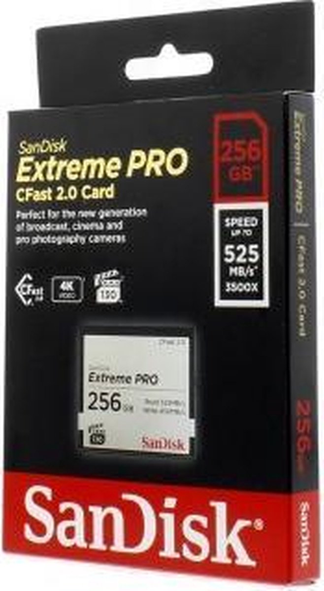 Carte mémoire SD Sandisk EXTREME PRO CFAST 2.0 64Go - SDCFSP-064G