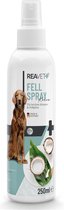 ReaVET - Vacht Spray voor Honden - Kokos - Voor een glanzende makkelijk te kammen vacht - Geschikt voor alle vachttypes - 250ml