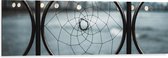 Dibond - Metalen Poort boven Water - 120x40 cm Foto op Aluminium (Met Ophangsysteem)