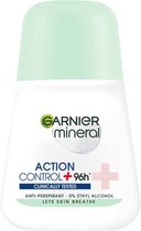 Mineral Action Control+ Klinisch geteste antitranspirant in een roll-on 50ml