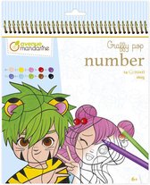 avenue mandarine - Graffy pop, kleuren op nummer - Manga