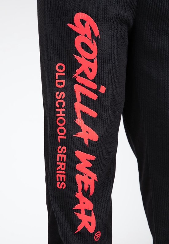 Gorilla Wear Augustine Old School Trainingsbroek - Zwart / Rood - 4XL/5XL van Gorilla Wear — afbeelding 5