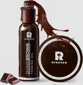 BYROKKO - Shine brown Creme & Oil - Chocolate Tan bundle