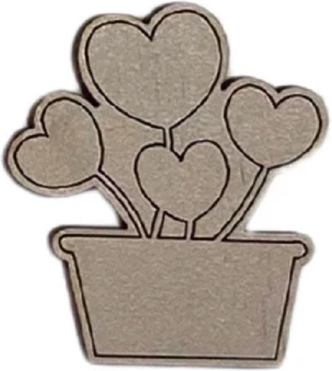 Houten Naaldenmagneet Romance