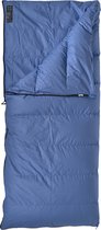 LOWLAND OUTDOOR® Sac de couchage couverture en duvet - Junior - 160 x 70 cm - Bleu - Duvet - Coton