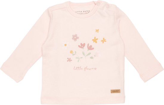 Little Dutch T-Shirt Flowers Pink 62