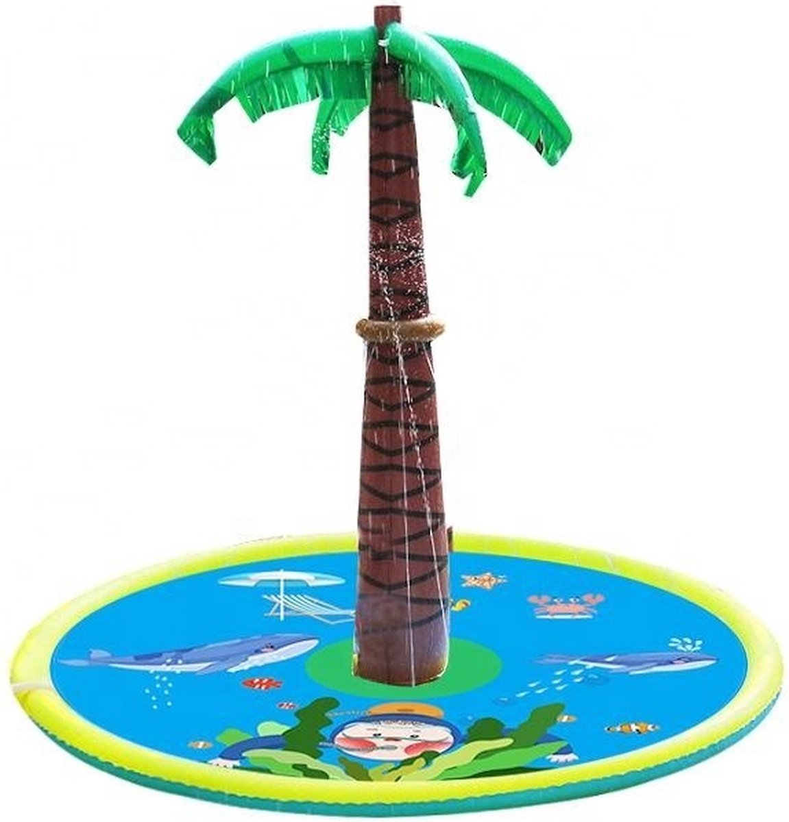 Watermat Palmboom met sproeier