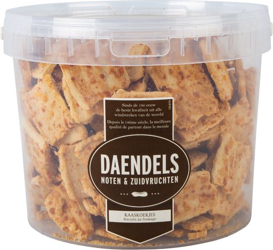 Foto: Daendels kaaskoekjes emmer 750 gram