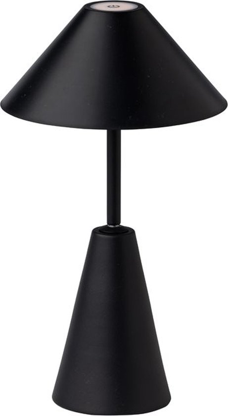 Oplaadbare Tafellamp Zwart Dimbaar 26CM Aluminium Bureaulamp Tafellamp Slaapkamer 2 Stuks 2