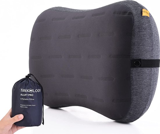 Woqi-almohada inflable ligera de alta calidad, almohada de aire ultraligera, erg