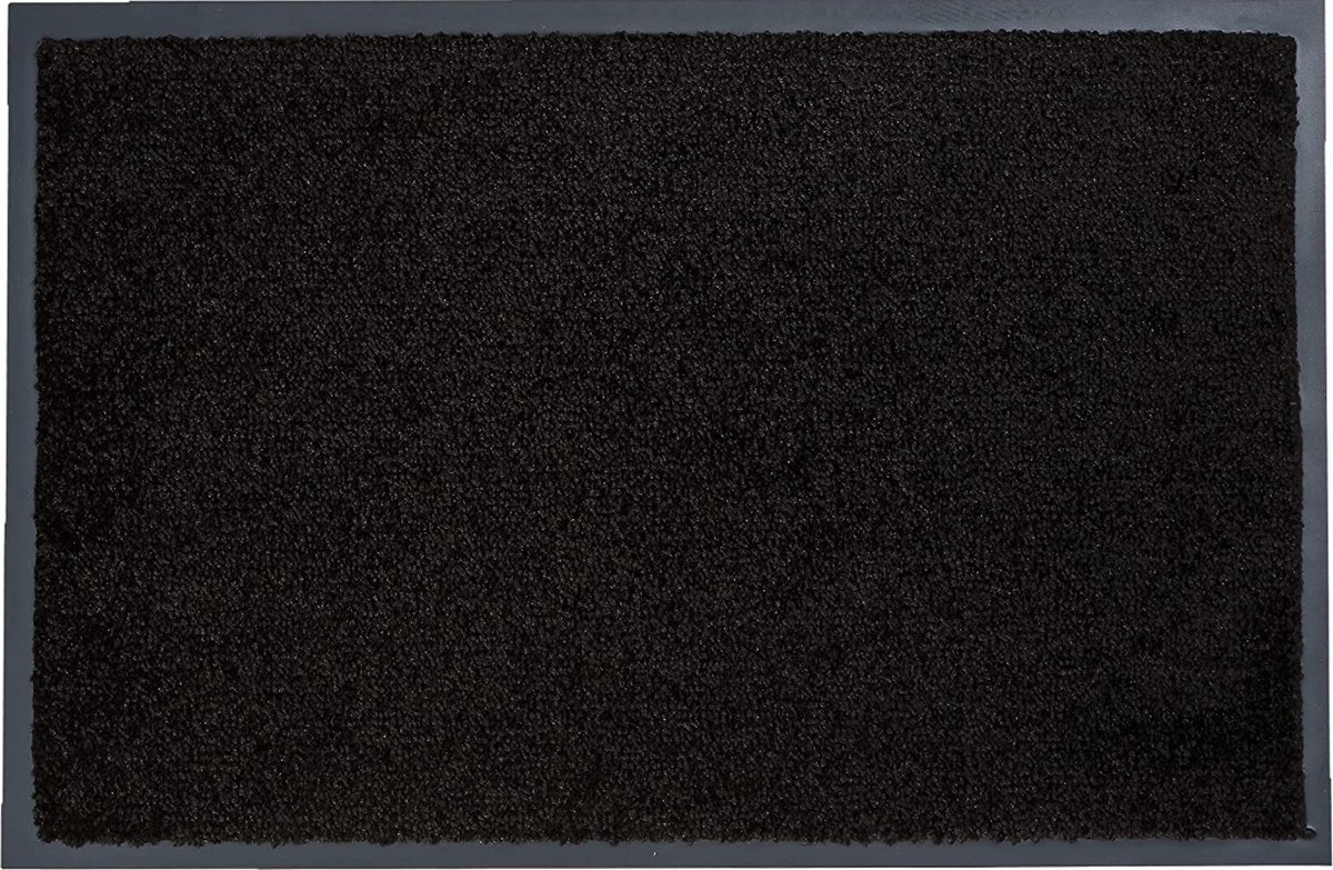 Deurmat 60 x 40 CM - Schoonloopmat - Deurmat Antraciet - Anti slip - Schoonloopmat Antraciet - Rubberen Onderzijde - Antislip