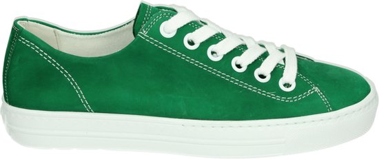 Paul Green 4704 - Lage sneakersDames sneakers - Kleur: Groen - Maat: 38.5