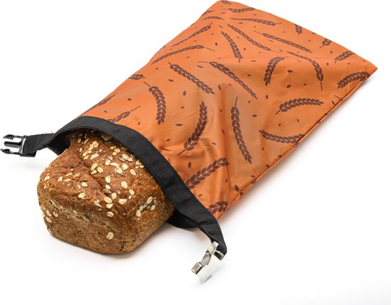 BROODNODIG® - Sac à Pain Réutilisable (44x30cm) - 100% RPET - Sacs à