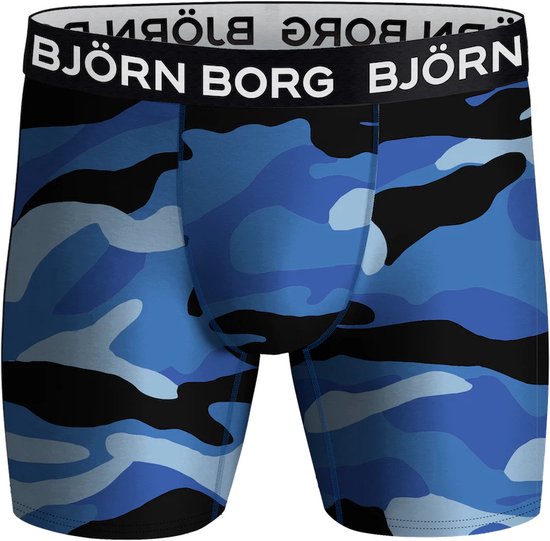 Bjorn Borg - Björn Borg Performance Boxershorts 3-Pack Blauw - Heren - Maat  M - Body-fit | bol.com