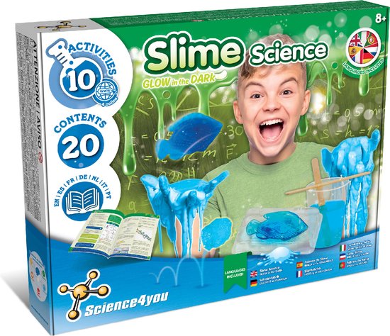 Slime Science - Fabriqué au Portugal - Jouet scientifique pour Kids (en 6  langues) 
