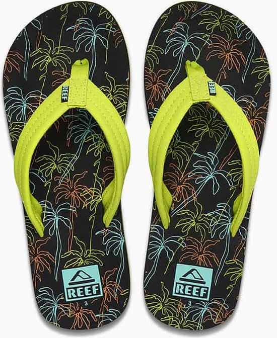 Reef Slippers Kids Ahi Neon Palm - Maat 33