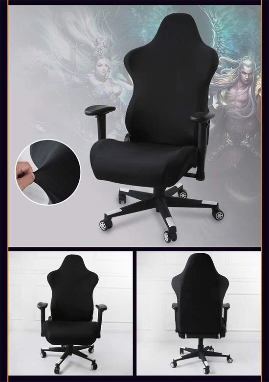 RANQER Felix gamestoel wit / roze Gamestoel Wit