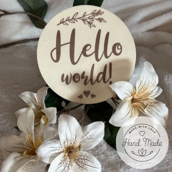 Baby Geboorte Set - Baby Speelgoed - New Born Set - Geschenk Set - Kraamcadeau - Babyshower - Gender Reveal Party - Bijtring - Handgemaakt - Natuurlijke Materialen - Speenkoord - Vos — afbeelding 5