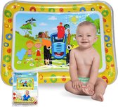Tenify Waterspeelmat - Watermat - Speelkleed - Opblaasbaar - Tummy Time - Baby Speelgoed 0 Jaar - Kraamcadeau - Geel