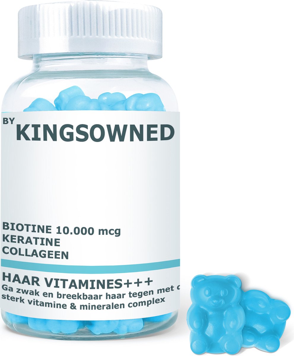 Goedkoopste Kingsowned - Haar vitamines - Biotine 10.000 mcg - Keratine - Collageen