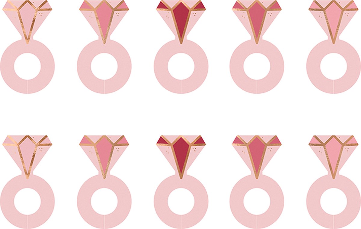 Drink tags ringen (10 stuks)