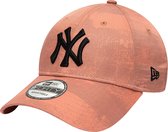 New Era MLB 9FORTY New York Yankees Print Cap 60298661, Unisex, Roze, Pet, maat: OSFM