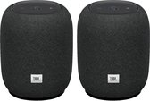 JBL Link Music bundel 2 stuks - Draadloze Smart Speakers - Zwart