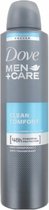 Dove Deospray Men - Care Clean Comfort 250 ml