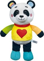 Baby Clementoni - Love Me Panda - Baby Knuffel Pandabeer - Interactieve Knuffel met Geluidseffecten - Extra zacht