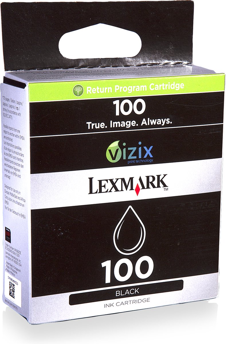Lexmark Inkcartridge Nr.100 black
