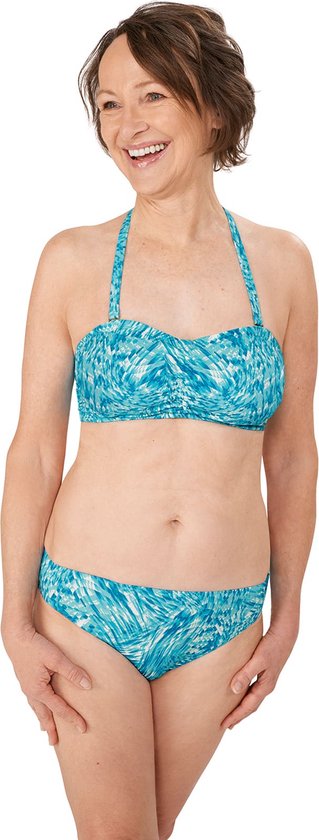 Amoena Malibu SB Prothese Bikini Top Malibu SB B Top C0608 C0608 - sky blue/white - maat EU 38A / FR 38A