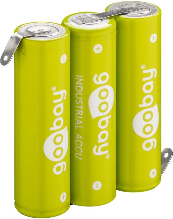 Goobay 55652, Oplaadbare batterij, AA, Nikkel-Metaalhydride (NiMH), 3,6 V,  3 stuk(s),... | bol.com