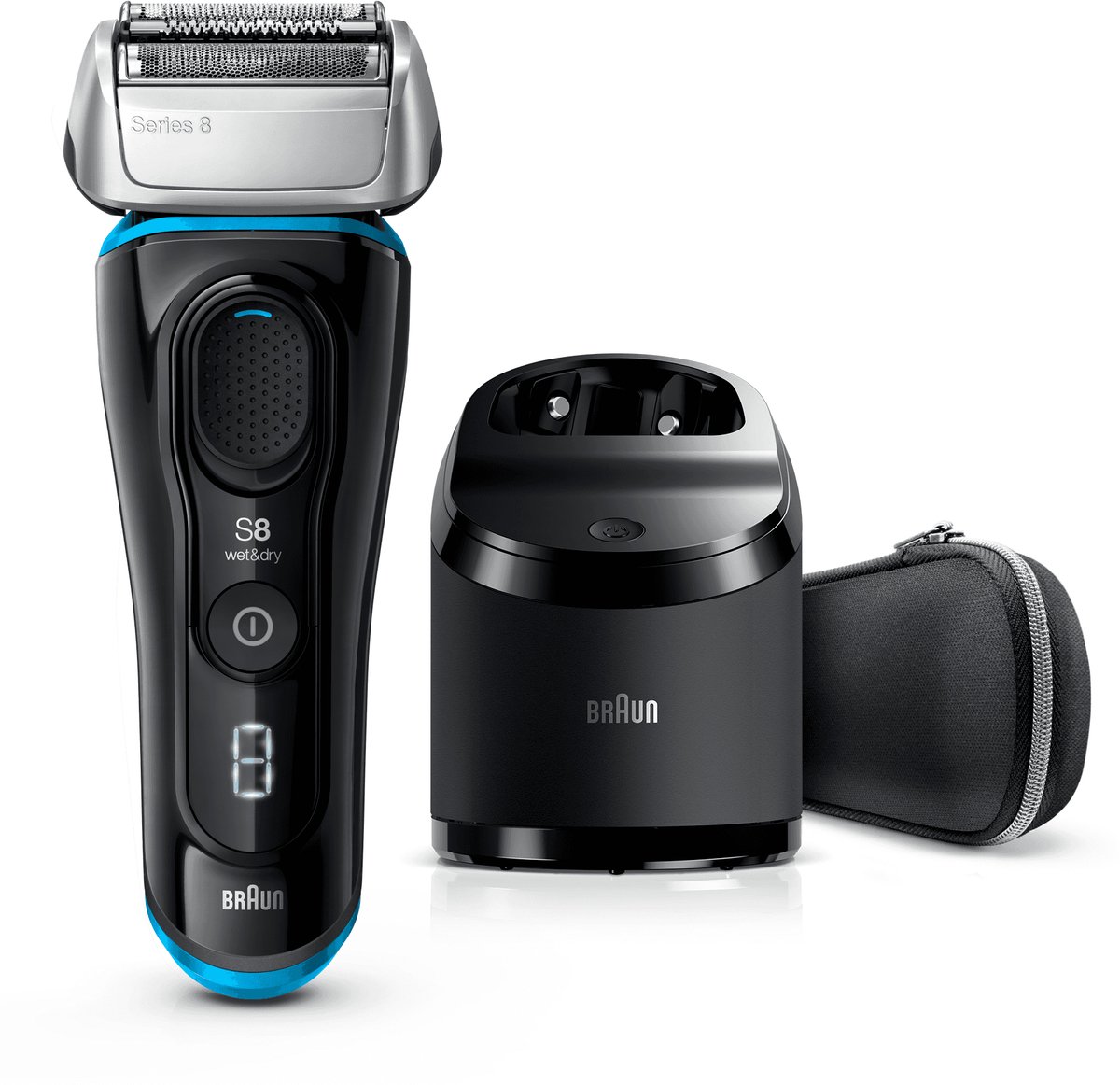 Braun Series 8 8385CC - Scheerapparaat met scheerblad Trimmer