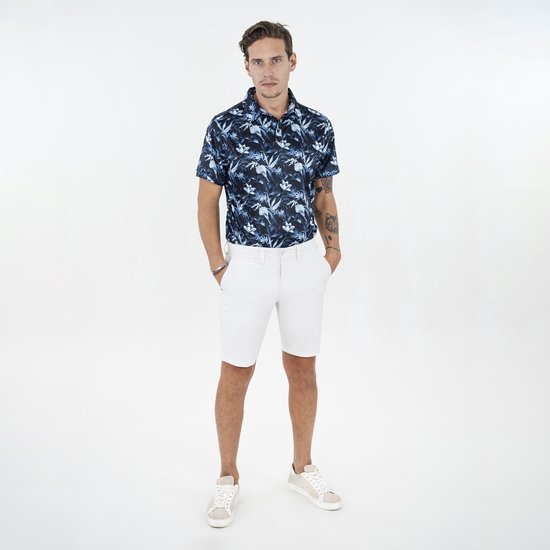 Func Factory mannen Polo navy print maat L van Func Factory — afbeelding 4