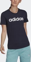 adidas Sportswear LOUNGEWEAR Essentials Slim Logo T-shirt - Dames - Blauw- 2XS