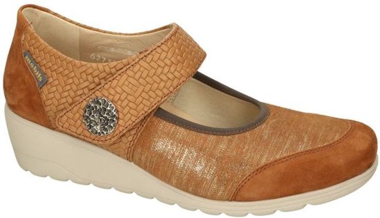 Foto: Mobils ergonomic dames cognac caramel ballerina s mocassins maat 40 5