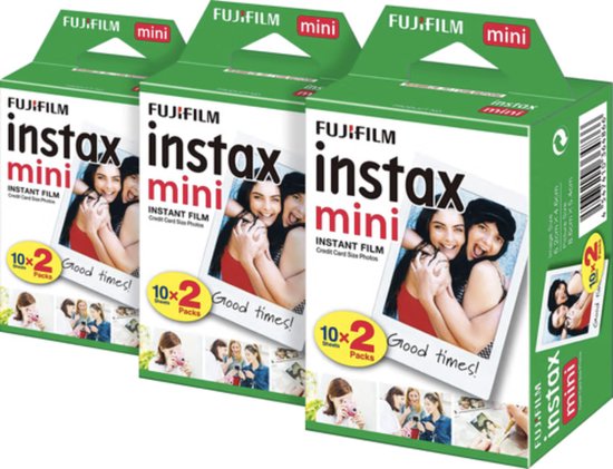 Fujifilm Instax Mini Film - 6 x 10 pièces