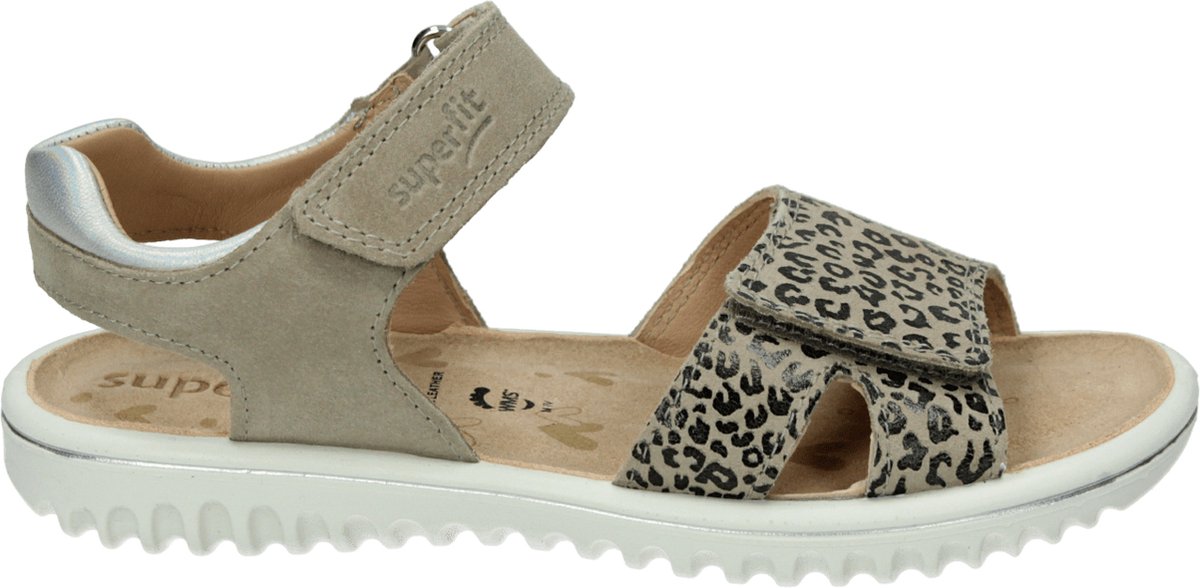 Superfit - 609004 - SandalenMeisjesKindersandalen - Kleur: Wit/beige - Maat: 36