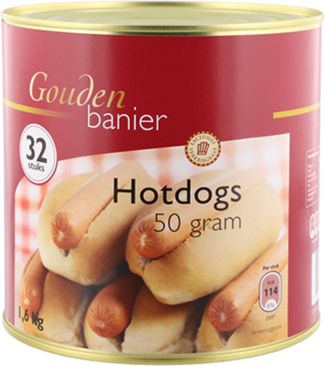 Gouden Banier - Hot dogs - 32 worstjes
